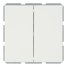 Изображение Выключатель 2-клавишный проходной Jasmart серия FD, сахара